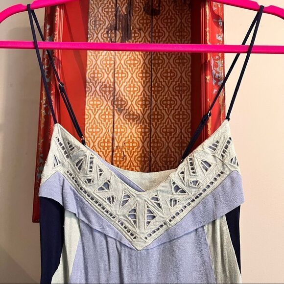 See You Soon Blue Tank Top | Stitch Fix | Size Small - Picture 2 of 6